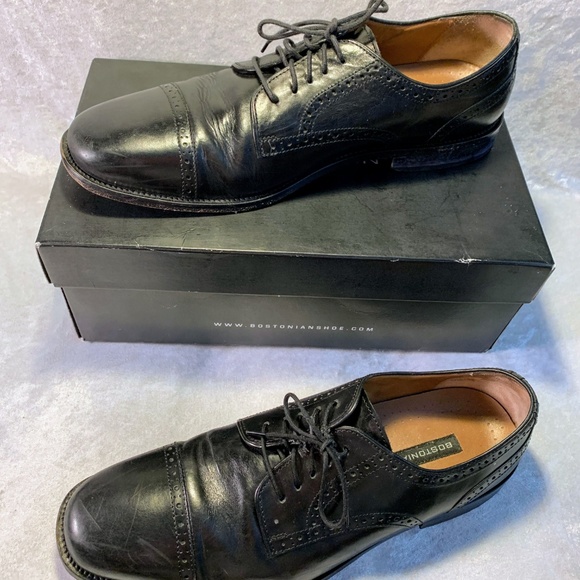 BOSTONIAN Fremont 24015 Cap Toe Leather Oxford 13M - Picture 5 of 8